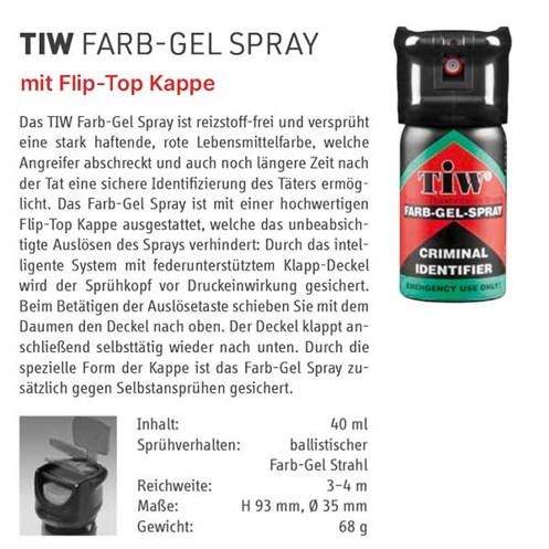 Farb-Gel-Spray 40 ml - Schlumpfspray